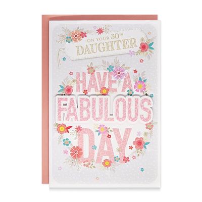 Daughter 30th Birthday Greeting Card