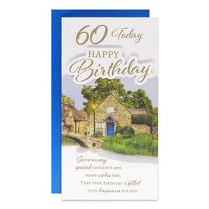 60 Today Birthday Greeting Card