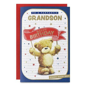 To A Fantastic Grandson Birthday Greeting Card