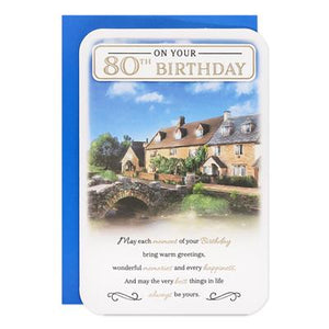 On Your 80th Birthday Greeting Card