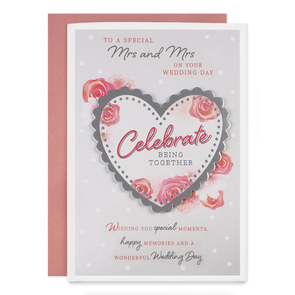 To A Special Mr & Mrs Wedding Day Greeting Card