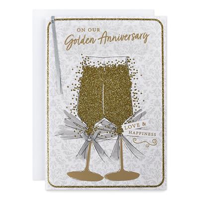 On Your Golden Anniversary Greeting Card