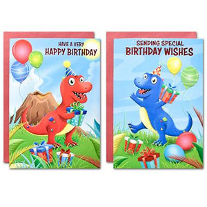 Dinosaur Birthday Greeting Card