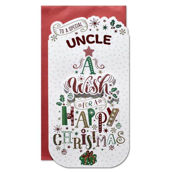 To A Special Uncle Christmas Greeting Card