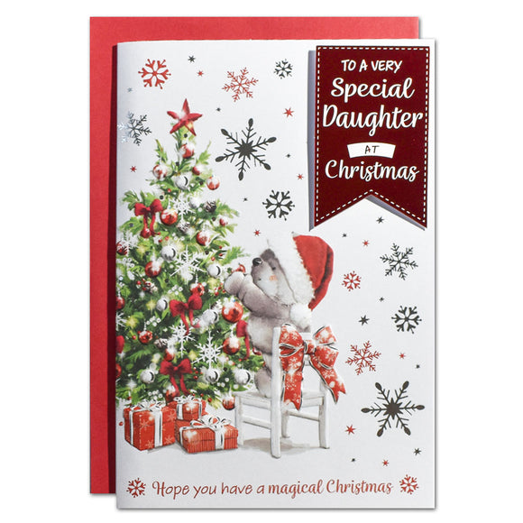 To A Very Special Daughter Christmas Greeting Card