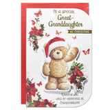 To A Special Great-Granddaughter Christmas Greeting Card