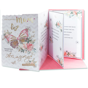 For A Lovely Mum Birthday Greeting Card