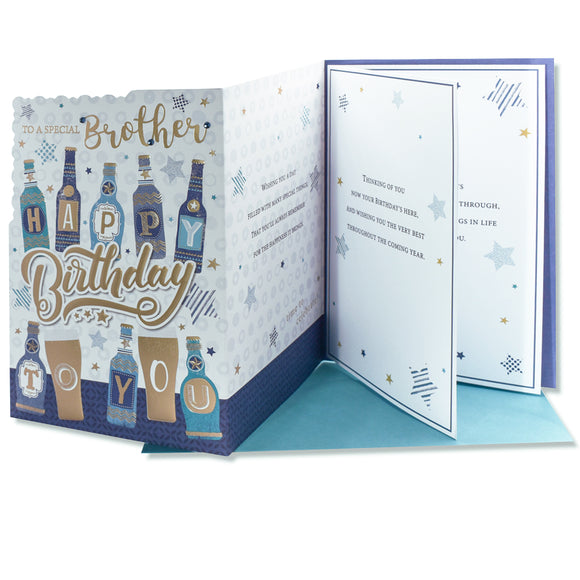 To A Special Brother Birthday Greeting Card