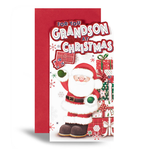 For You Grandson Christmas Greeting Card