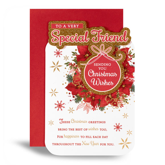 To A Very Special Friend Christmas Greeting Card