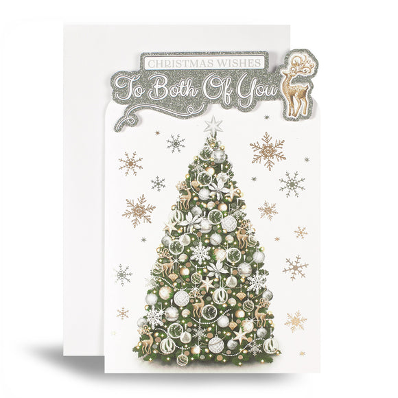 Christmas Wishes To Both of You Christmas Greeting Card