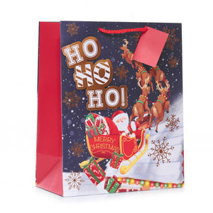 Ho Ho Ho Christmas Large Gift Bag