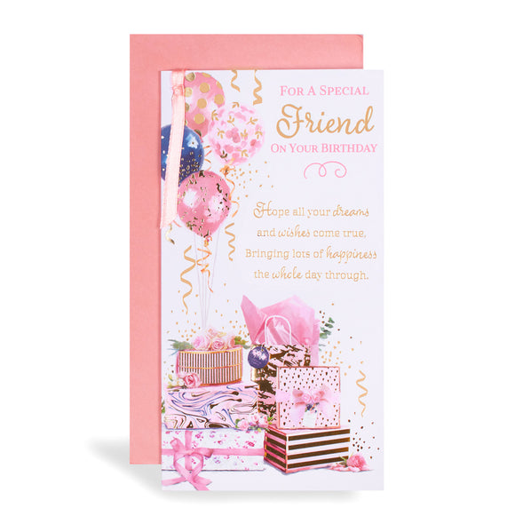 For A Special Friend Birthday Greeting Card
