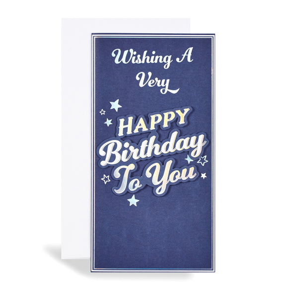 Wishing A Very Happy Birthday Greeting Card