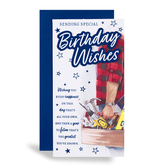 Sending Special Birthday Wishes DIY Greeting Card