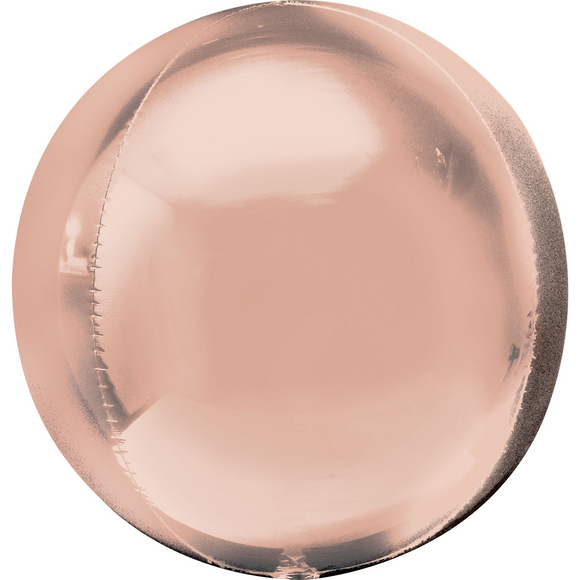 Rose Gold Jumbo Orbz Helium Filled Foil Balloon