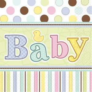 Tiny Bundle Baby Party Napkins x36