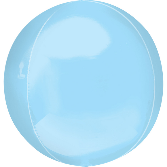 Pastel Blue Orbz Helium Filled Foil Balloon