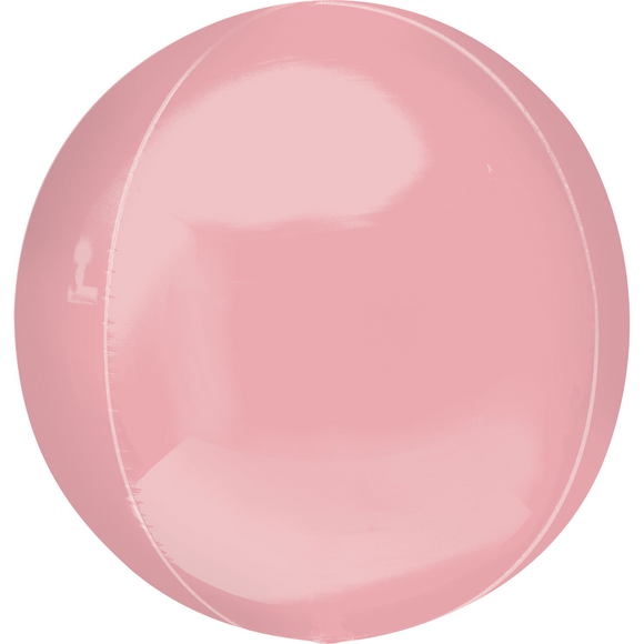 Pastel Pink Orbz Helium Filled Foil Balloon