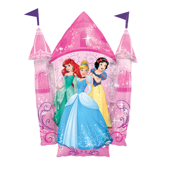 Disney Princess Double Sided Castle Supershape Helium Filled Foil Balloon