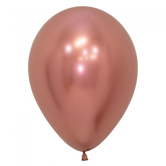 Reflex Rose Gold Latex Balloon (Sold loose)