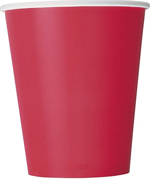 Ruby Red Paper Party Cups x14