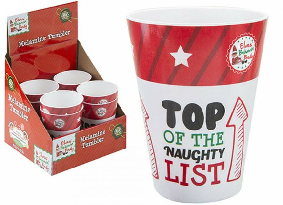 Top Of The Naughty List Melamine Elf Cup