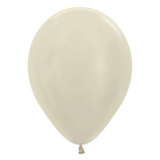 Satin Ivory Latex Balloon (Sold loose)