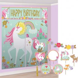 Magical Unicorn Scene Setter With Photo Props