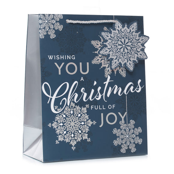 Snowflake Christmas Extra Large Gift Bag