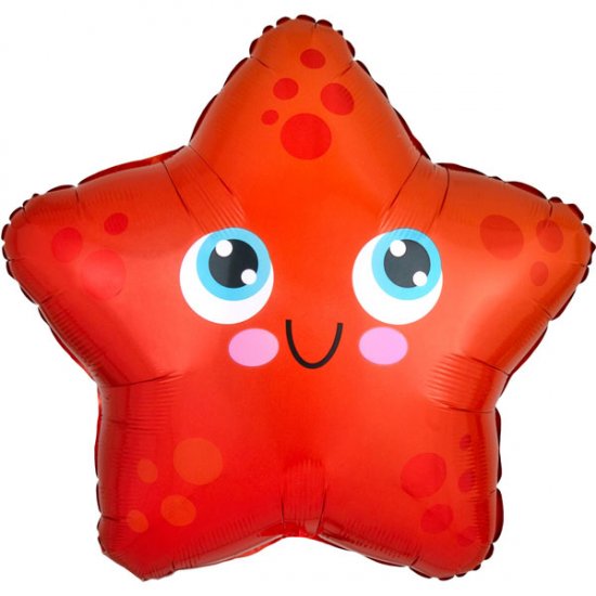 Starfish Junior Shape Helium Filled Foil Balloon