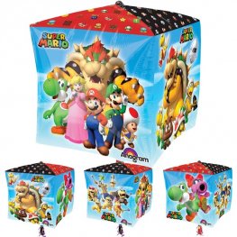 Super Mario Cubez Helium Filled Foil Balloon