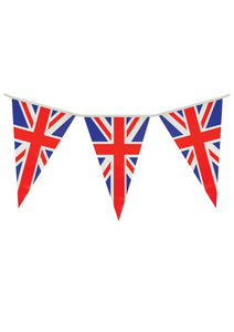 Union Jack PVC Pennant Flag Bunting 7m Long (25 Flags)