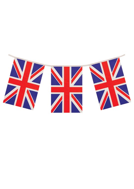Union Jack PVC Flag Bunting 10m Long (20 Flags)