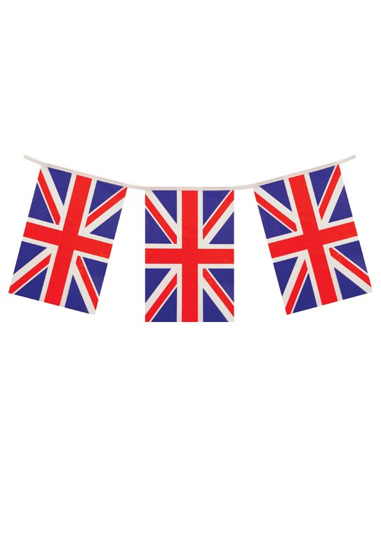 Union Jack PVC Flag Bunting 10m Long (20 Flags)